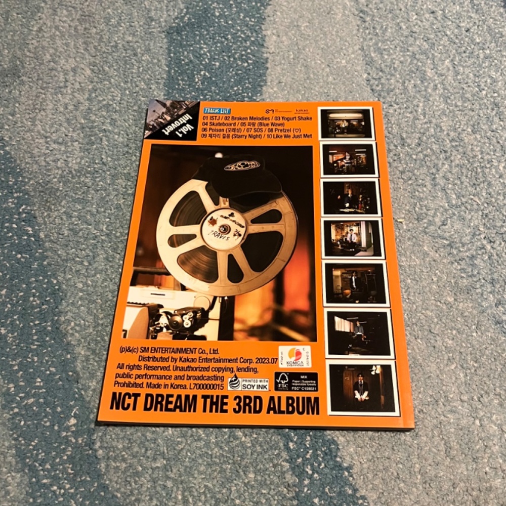 K Pop NCT Dream ISTJ 3rd Album Photo Book and CD set - Picture 2 of 9